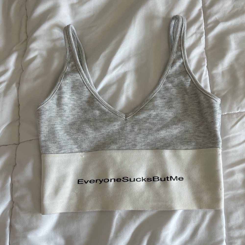 Trendy graphic tank